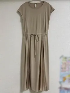 最終お値下げ⭐︎極美品ANAYI ドライポプリンフレアワンピース 38