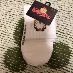 ガーフィールド 靴下 ホワイト