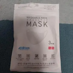 AIRism 洗えるマスク 3枚入り ホワイト