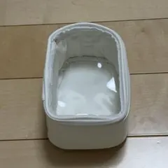 【WEGO】ぬいぐるみ ポーチ ホワイト チェーン付