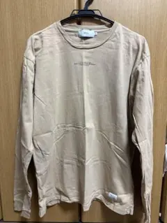 AZUL by MOUSSY Lサイズ 長袖カットソー ベージュ