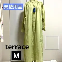 【新品未使用タグ付】terrace ゆったり ワンピース　ロング　長袖　薄手