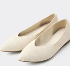 GUウォッシャブルニットフラットシューズ【Lサイズ】のサムネイル