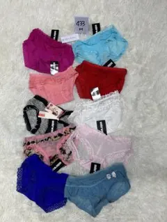 （433）レディースショーツ10枚セット　サイズM ランジェリー　少し小さめ
