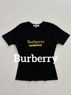 Burberrys BLUE LABEL ロゴ Tシャツ ブラック Mのサムネイル