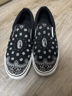 希少 レア VANS 23cm 黒 虎 花刺繍 和柄 スリッポン スーベニア - メルカリ