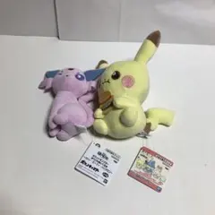 ポケモンぬいぐるみ　ププリン　カイリュー　エーフィ　ポケモン　ポケピース