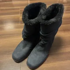 ファー付き　ブーツ　23.5 4E