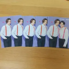 5枚 【 WINKUP 】 佐藤龍我 金指一世 藤井直樹 岩﨑大昇 厚紙カード