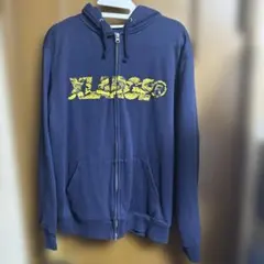 エクストララージ　ネイビー　パーカー