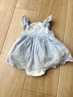 【baby GAP】ストライプ ワンピース　0-3months