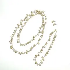 Y603-306　ヴァンドームブティック ネックレス×2 ピアス 3点セット