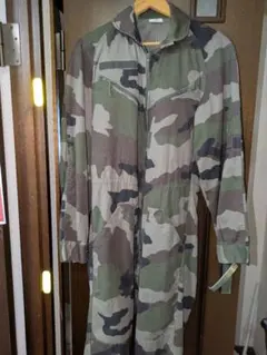 フランス軍 CEパターン迷彩タンククルースーツ 迷彩つなぎ