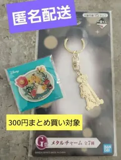 【匿名配送】ディズニー　キーホルダー&ピンバッジ