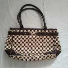 マリー・クレール　フラワーパターン トートバッグ