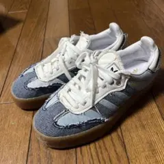 adidas sambae w atmosデニムスニーカー 23cm