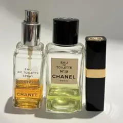 シャネル CHANEL N°5/N°19/クリスタル フレグランス 香水 3個