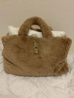 サマンサタバサ　ファーバッグ　もこもこバッグ　トート