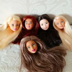 新品あり【Barbie 】バービーヘッド⑤セット
