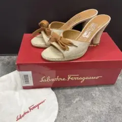 夏③Ferragamo フェラガモ サンダル6 1/2Cのサムネイル