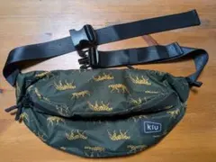 KiUショルダーバッグ　レオパード柄　ウォータープルーフ