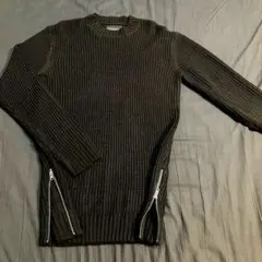 RETRAIT サイドZIPニット Lサイズ