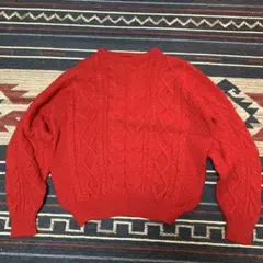 赤ニット ニット