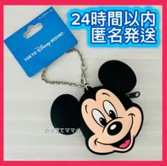 ディズニーランド　ミッキー　バッグチャーム　ケース付き　新品　ディズニー