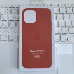 iPhone12 12Pro ピンクシトラス　ケース シリコン Apple 純正