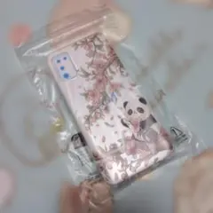 スマホケース 桜 パンダ
