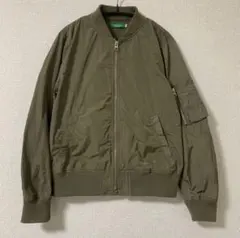 earth music&ecology MA-1 カーキ S