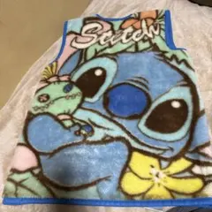 スティッチ 着る毛布 ベスト