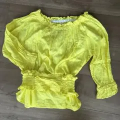 アプレレクール⭐︎レモンイエロートップス