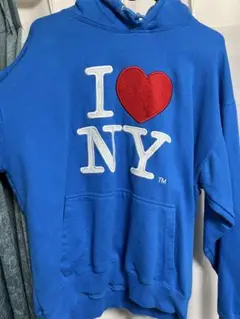I Love NY フード付きスウェット Mサイズ