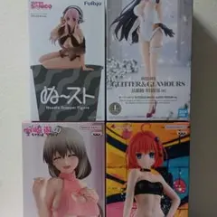 すーぱーそに子アルベド宇崎月黒咲芽亜グリッター&グラマラスぬーストフィギュア