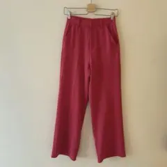 GRL センタープレスストレートパンツ Sサイズ ピンク