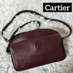 Cartier カルティエ マストライン ショルダーバッグ カメラバッグ ワイン