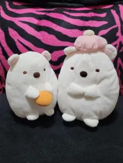 ④すみっコぐらし しろくま ぬいぐるみ 2体セット