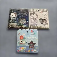 正規品 サンリオ おはじきシール キティ マイメロ クロミ ハンギョドン ギャル