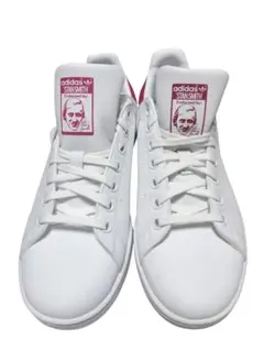美品☆アディダス/adidas Stan Smith ホワイト/ピンク 24cm