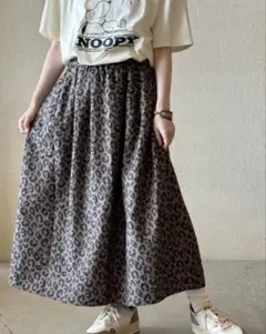JOURNAL STANDARD LUXE　ダブルJQレオパ　スカート　新品のサムネイル