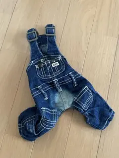ペットパラダイス☆Lee デニム オーバーオール 犬服4Sのサムネイル
