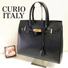 CURIO ITARY ハンドバッグ ブラック 南京錠のサムネイル