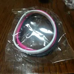 Ｅ-girlsのゴムブレス