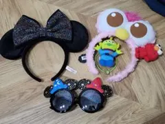 ディズニー エルモカチューシャとミッキーサングラスセット