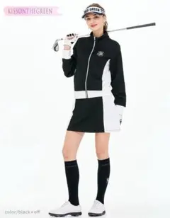 試着のみ♡KISSONTHEGREEN ゴルフウェア Sサイズ セットアップ