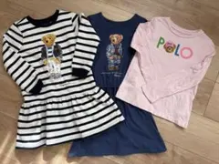 ワンピースとトップス３枚セット　110cm