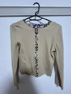 BURBERRY ベージュ ニットカーディガン M