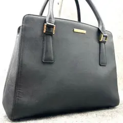 美品/A4収納可✨バーバリー トートバッグ サフィアーノレザー ノバチェック 黒