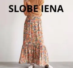 SLOBE IENA フラワー　花柄　フレアスカート　ギャザーのサムネイル